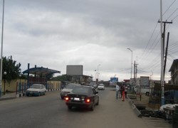 48 sheet Along sapele warri rd. by inl and water way bus s top ftt  to stadium