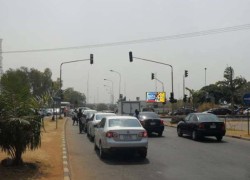 Scroller board along Muhammadu Buhari by Tafawa Balewa way FTT area8  to defence hq